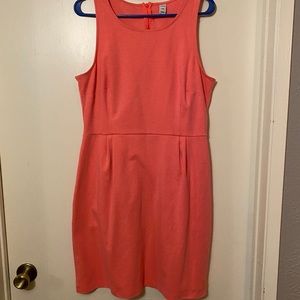 Coral pink Old Navy a-line dress